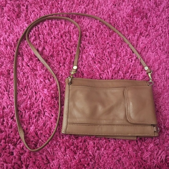 Vintage Bags Vintage Brown Crossbody Wallet Purse Poshmark